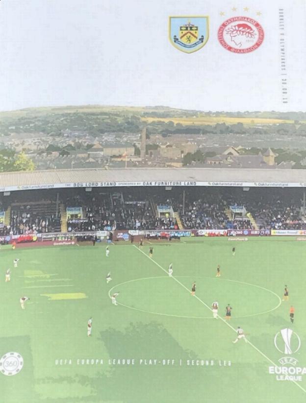 2018/19 EUROPA LEAGUE - BURNLEY v OLYMPIACOS